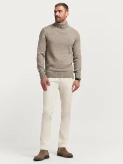 PANTALON MICRO 5PKT BEIGE