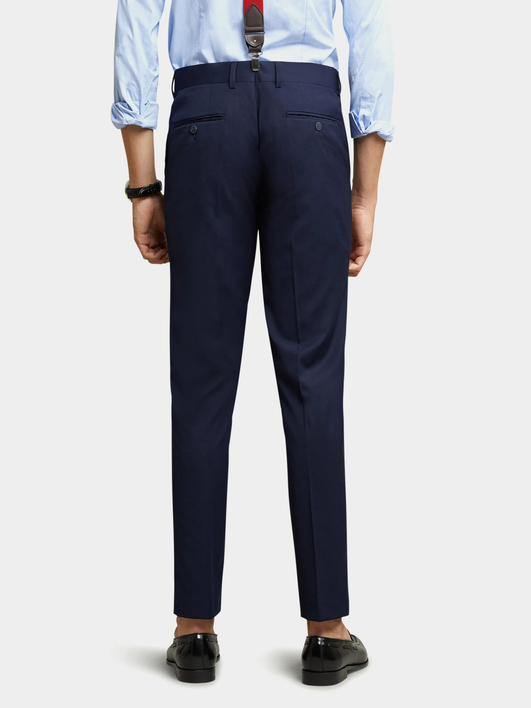 PANTALON PLAIN SLIM AZUL MARINO