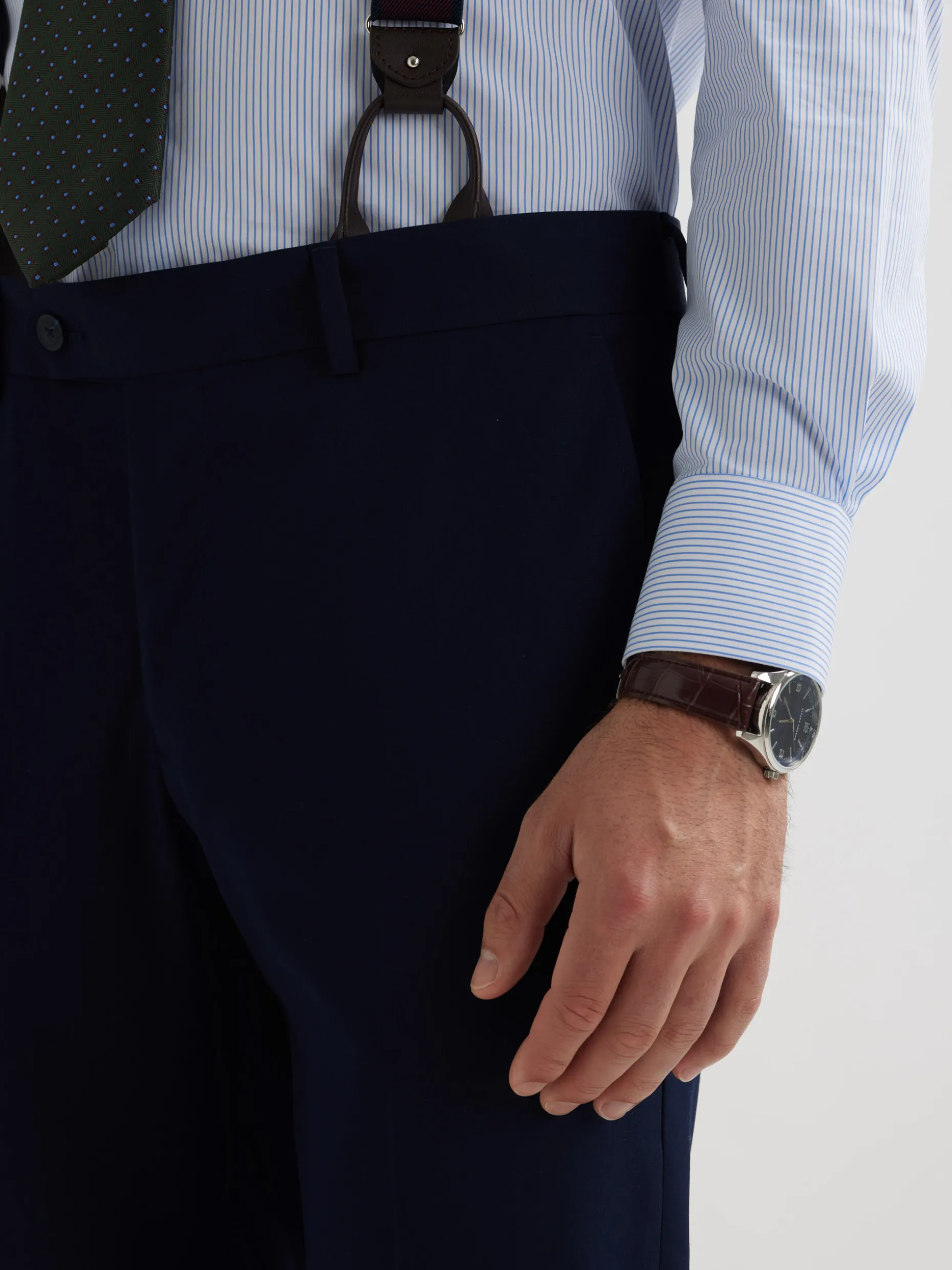 PANTALON PLAIN SLIM AZUL MARINO