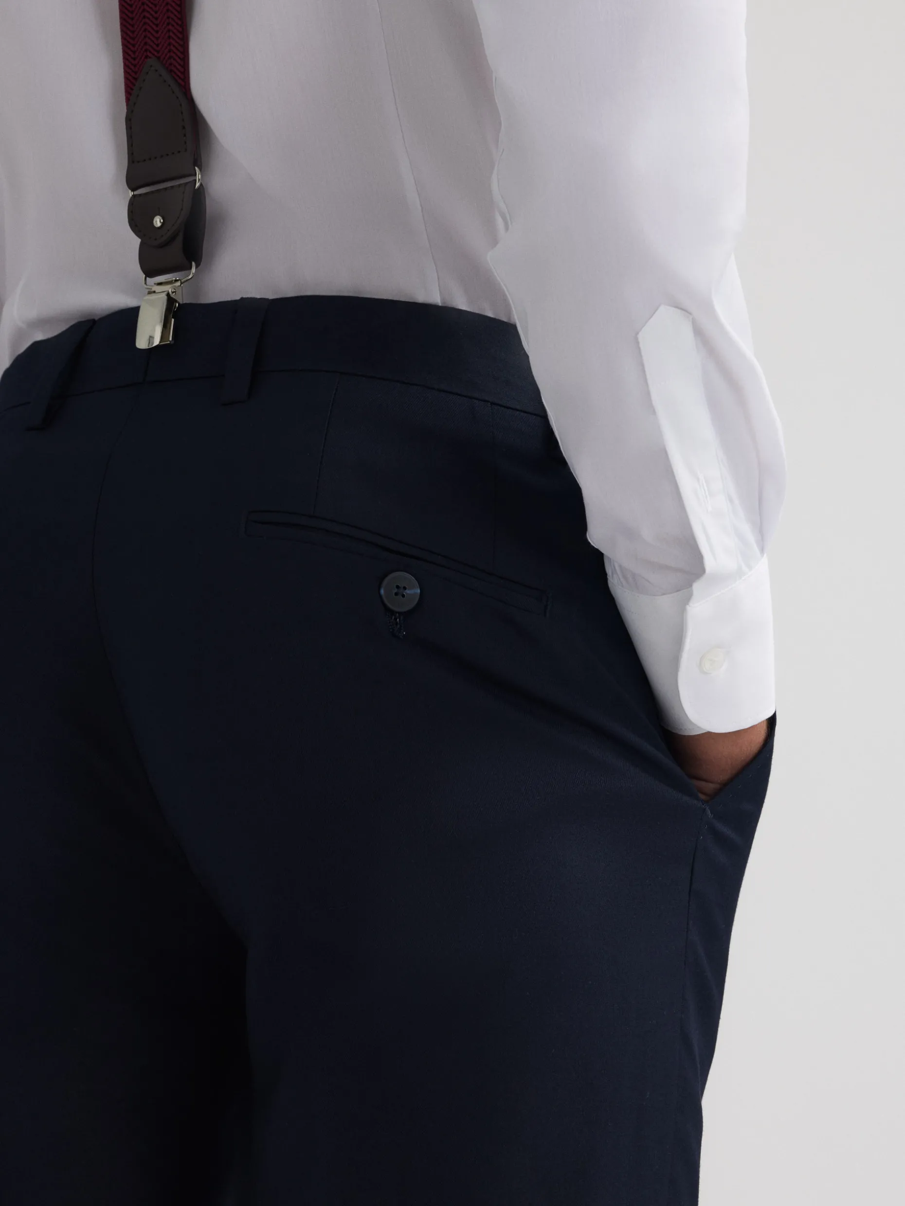 PANTALON TWILL CADETE AZUL MARINO