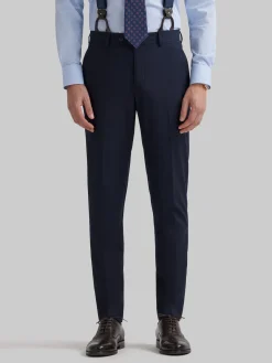 PANTALON TWILL CRUZADO AZUL MARINO