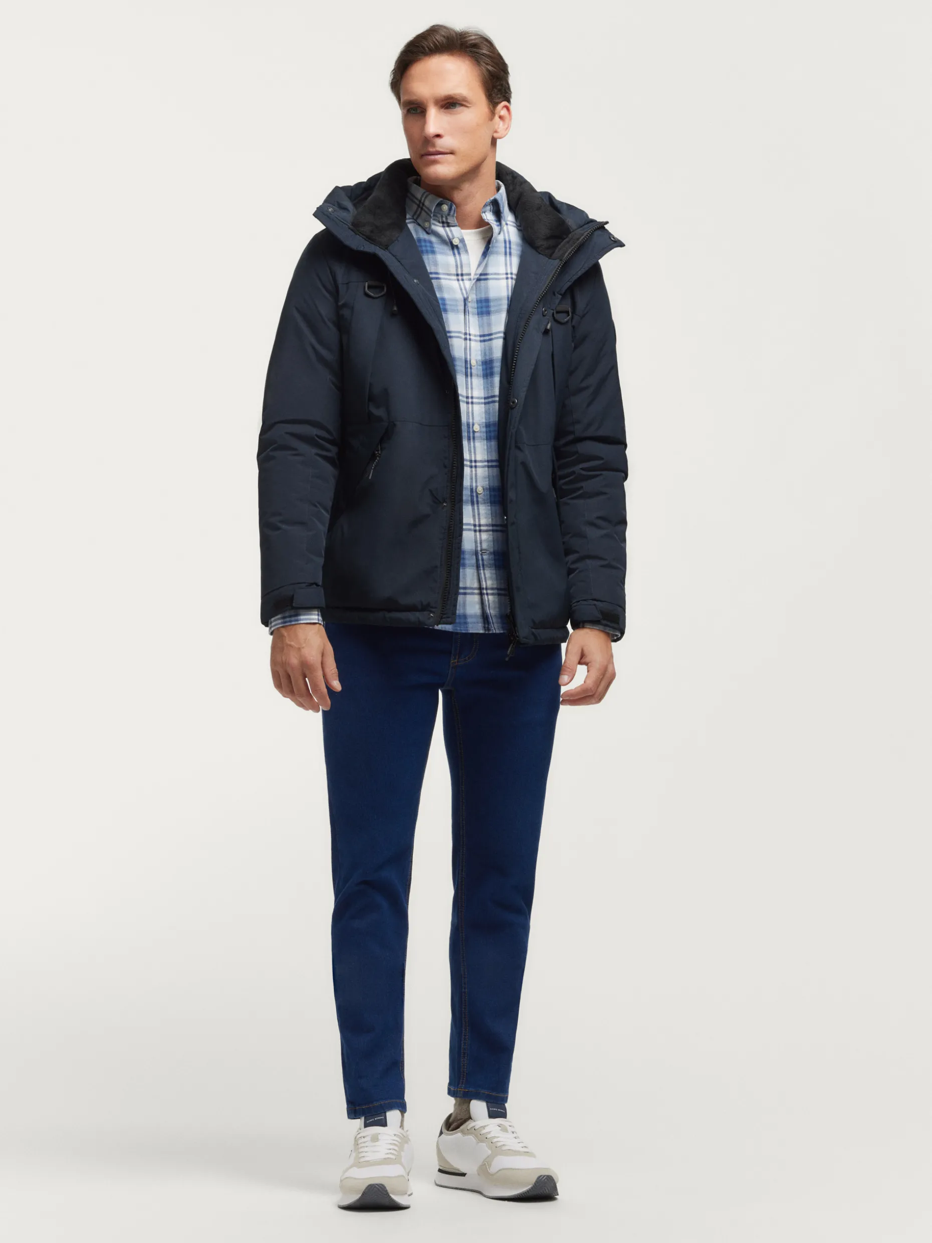 PARKA TREKKING AZUL MARINO