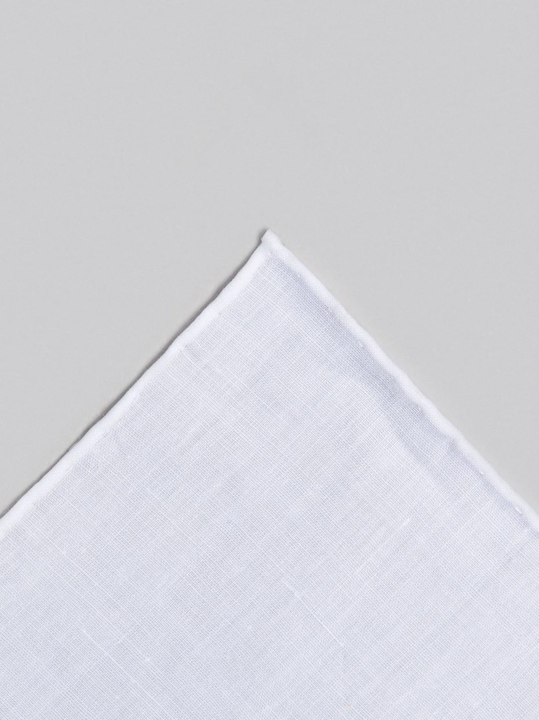 PAÑUELO LINO BLANCO