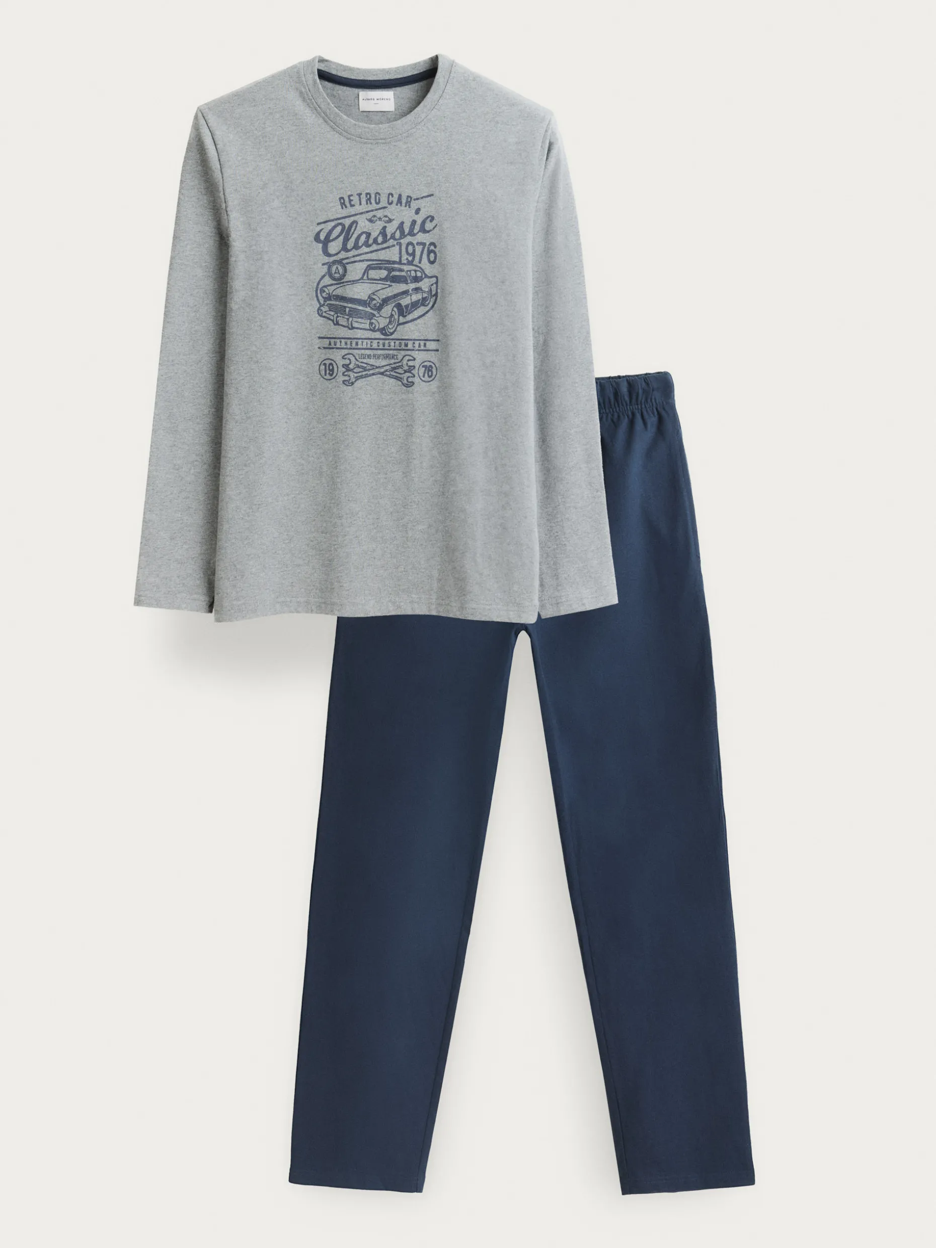 PIJAMA RETROCAR GRIS