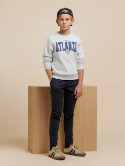 SUDADERA ATLANTA KIDS GRIS