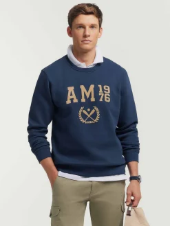 SUDADERA BASEBALL AZUL MARINO