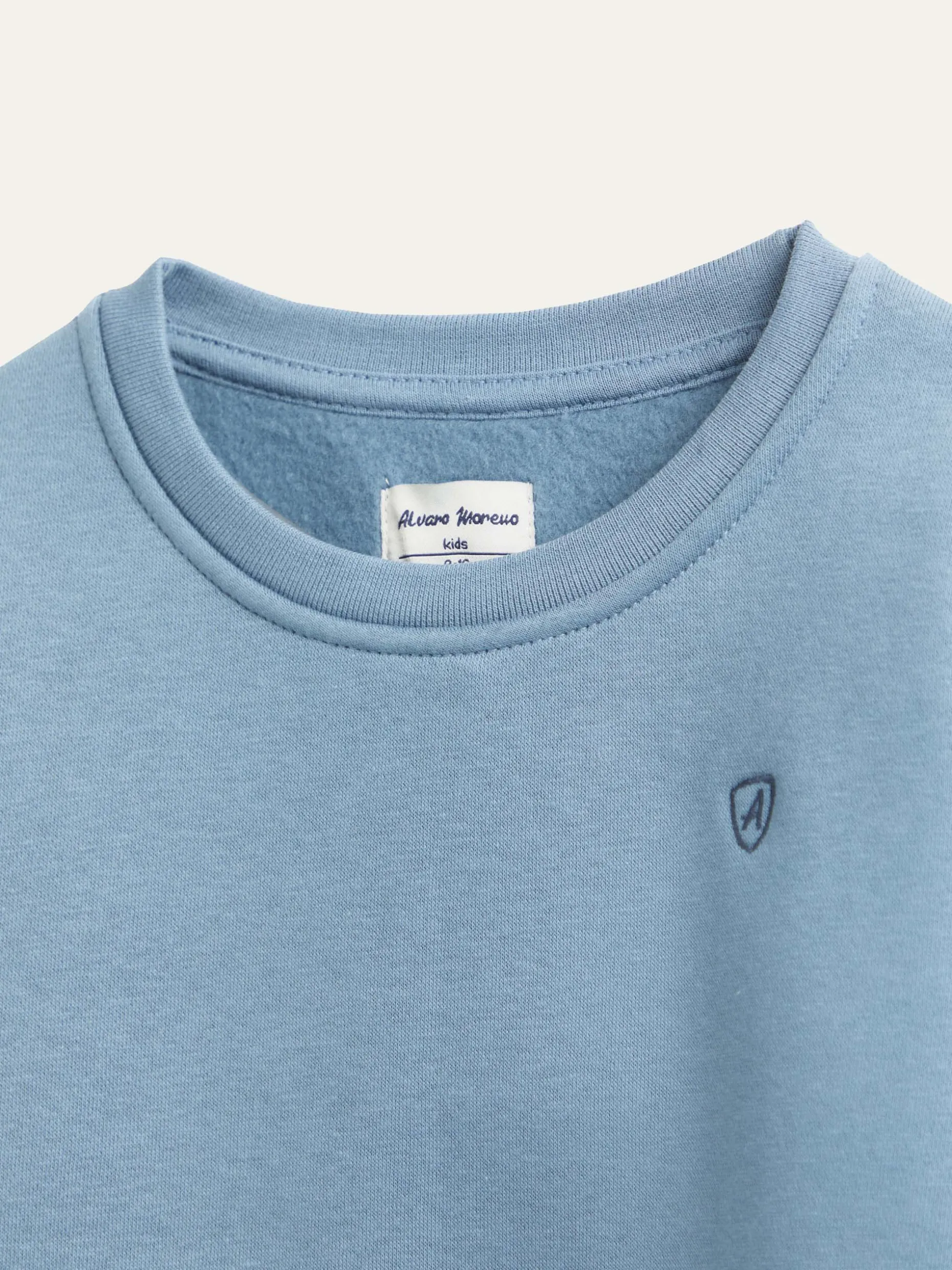 SUDADERA BASICA KIDS AZUL