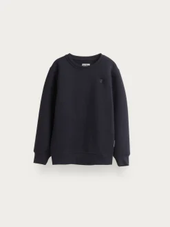 SUDADERA BASICA KIDS AZUL MARINO