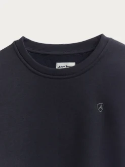 SUDADERA BASICA KIDS AZUL MARINO