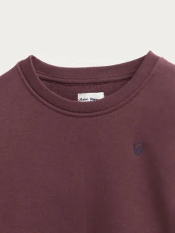 SUDADERA BASICA KIDS BURDEOS