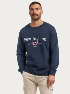 SUDADERA BIRMINGAHM AZUL MARINO