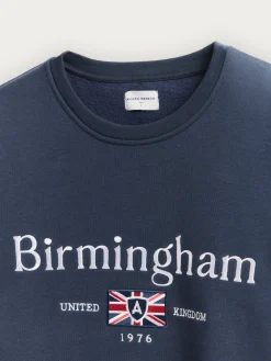 SUDADERA BIRMINGAHM AZUL MARINO