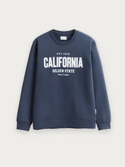 SUDADERA CALIFORNIA AZUL