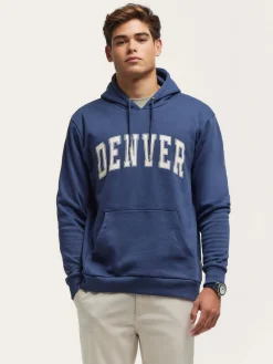 SUDADERA DENVER AZUL