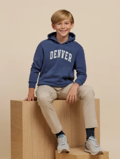 SUDADERA DENVER KIDS AZUL