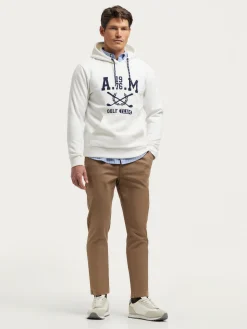 SUDADERA GOLF BLANCO