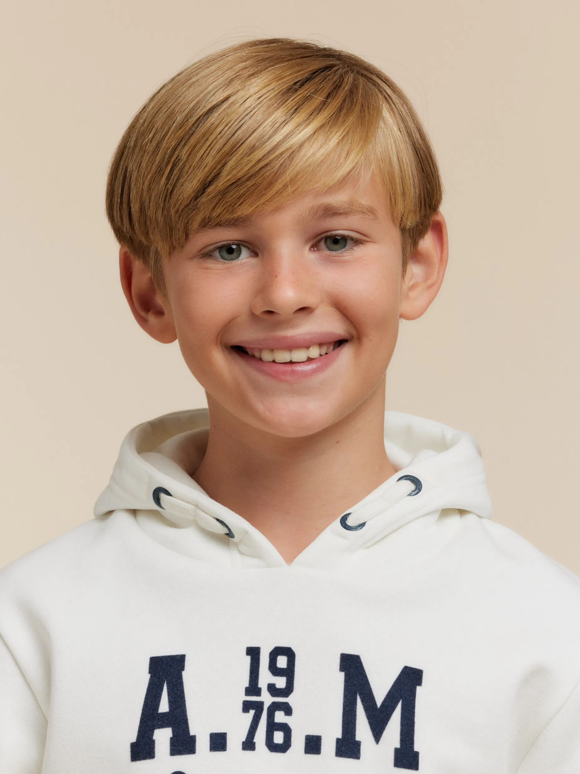 SUDADERA GOLF KIDS BLANCO