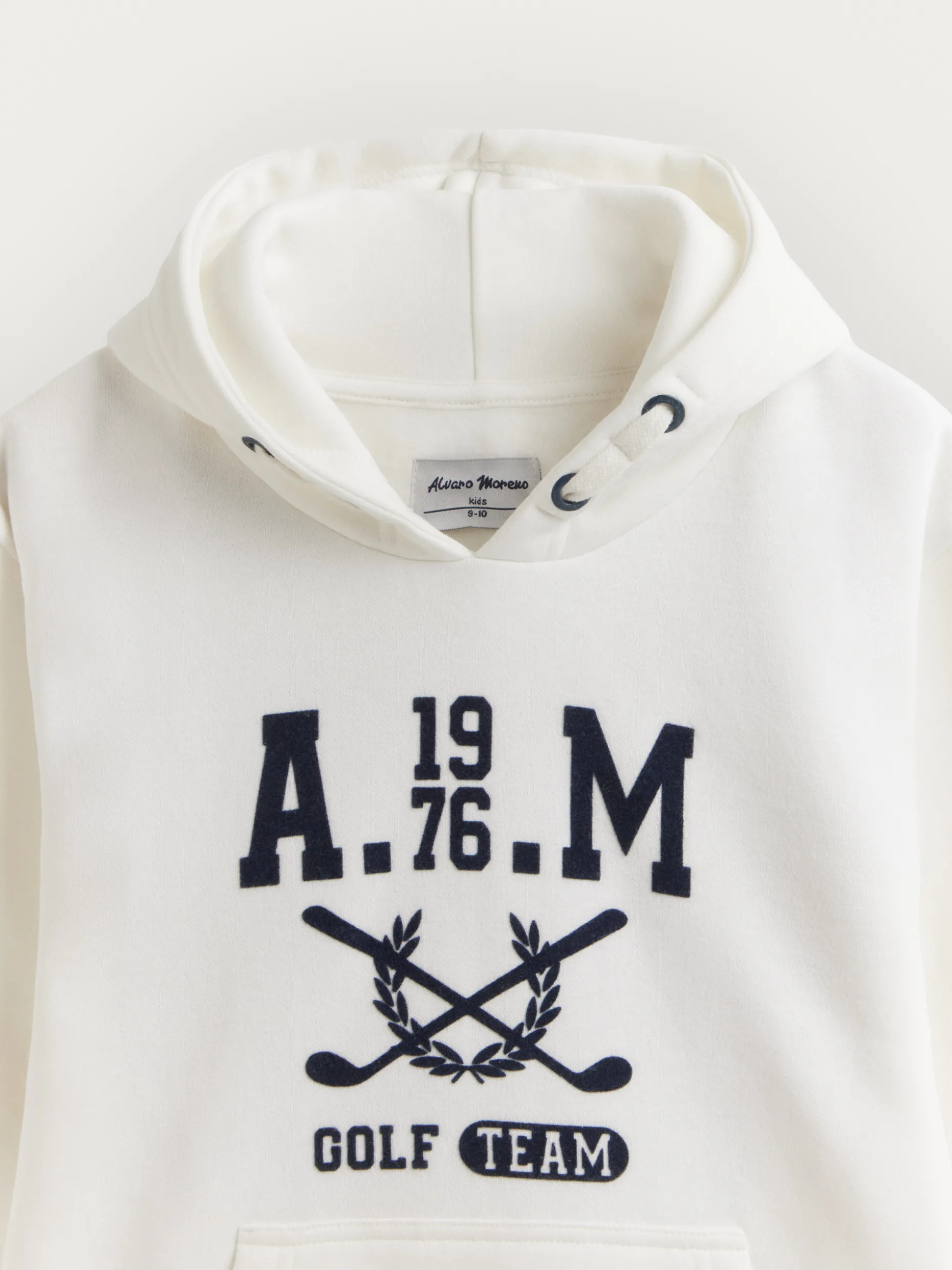 SUDADERA GOLF KIDS BLANCO