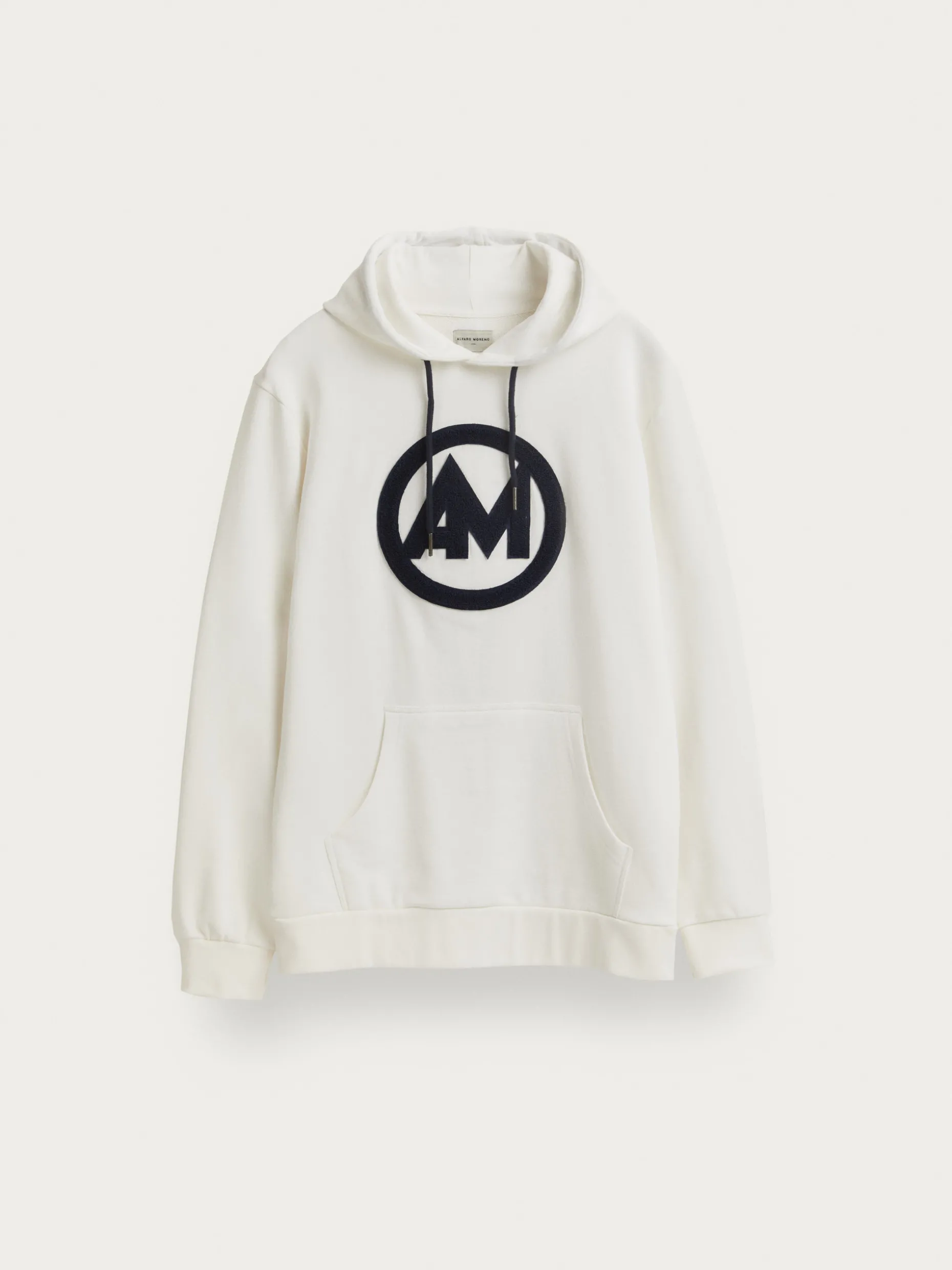 SUDADERA LOGO BLANCO