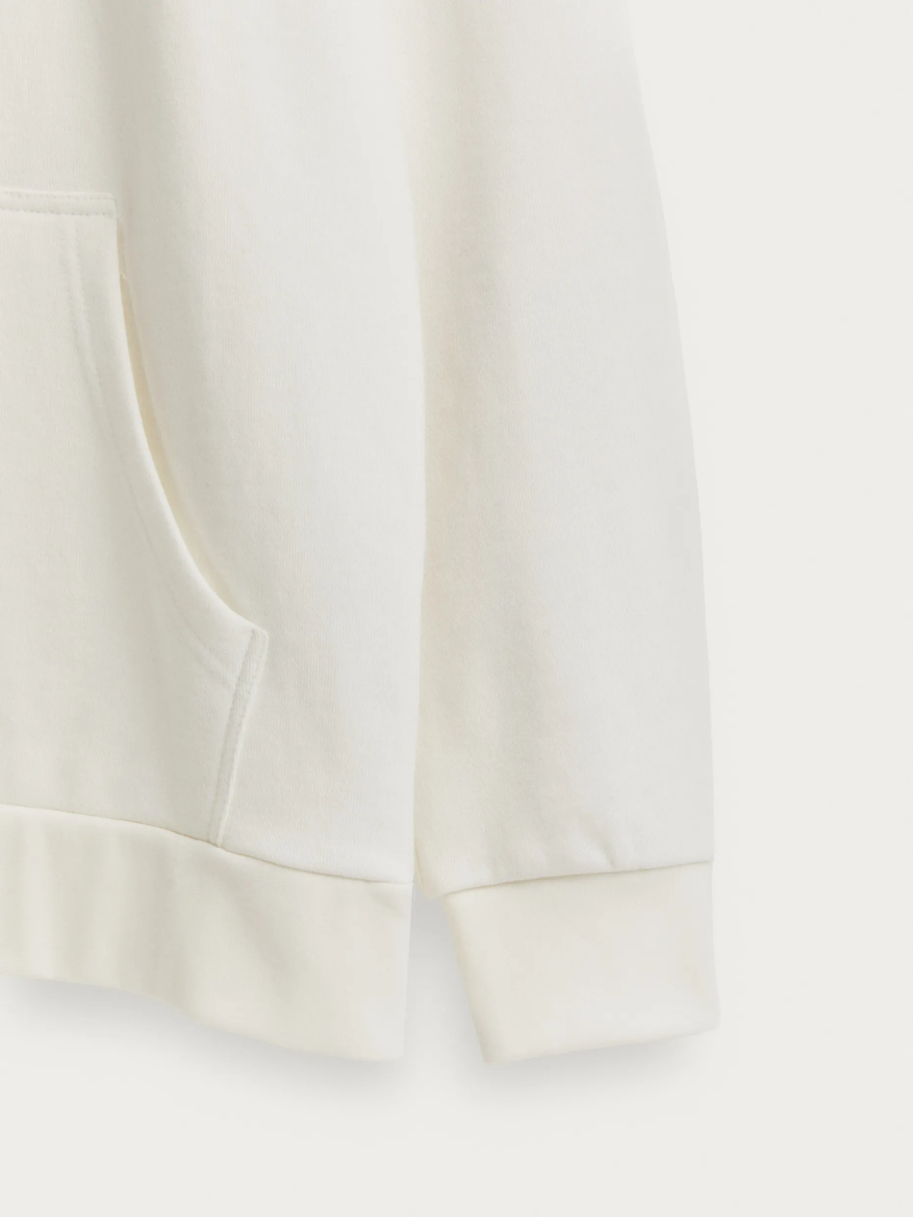 SUDADERA LOGO BLANCO