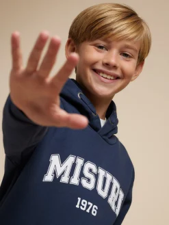 SUDADERA MISURI KIDS AZUL MARINO