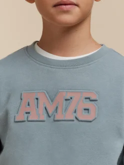 SUDADERA OFFICIAL KIDS AZUL