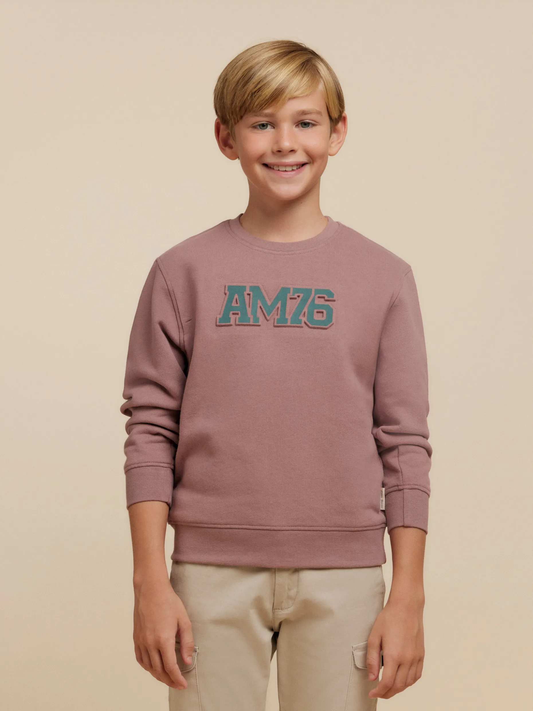 SUDADERA OFFICIAL KIDS BURDEOS