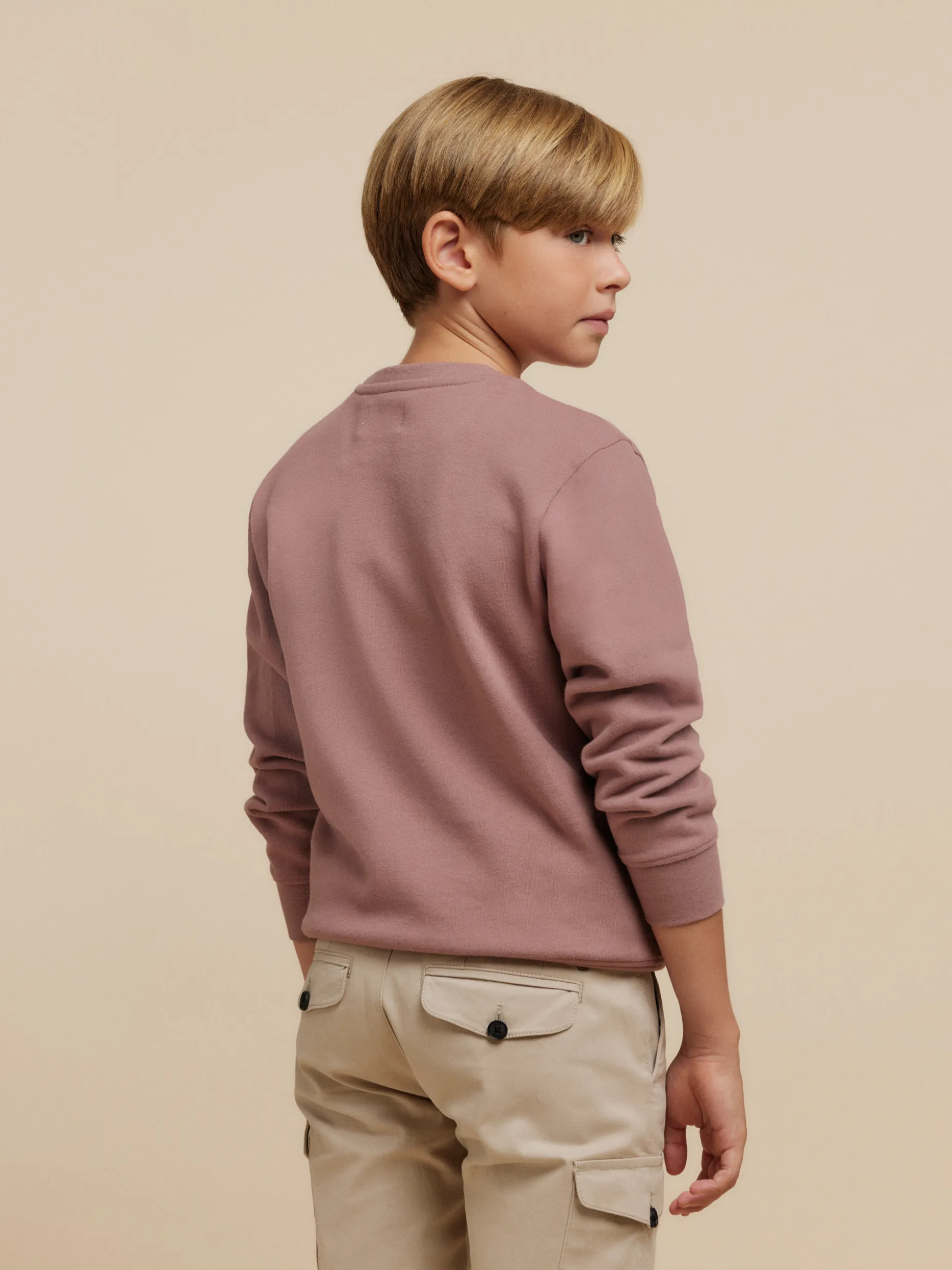 SUDADERA OFFICIAL KIDS BURDEOS