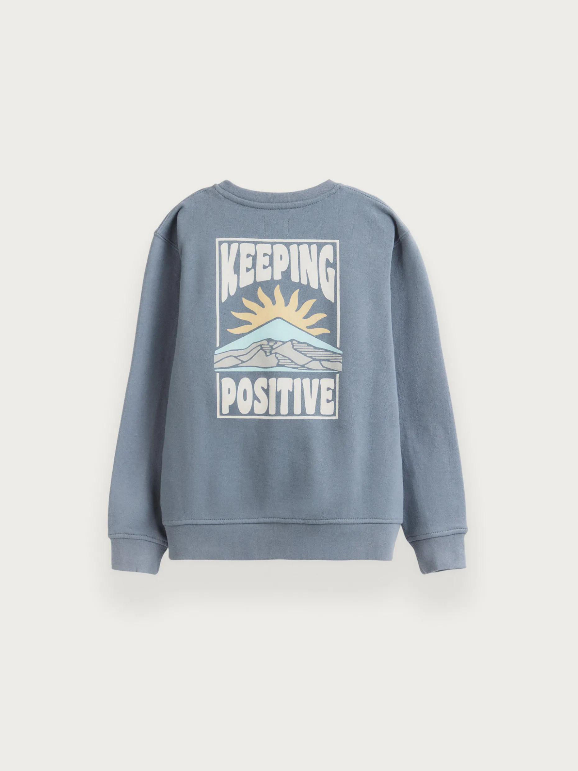 SUDADERA POSITIVE KIDS AZUL