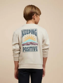 SUDADERA POSITIVE KIDS CRUDO