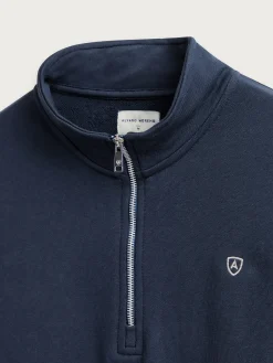 SUDADERA SINGLE AZUL MARINO