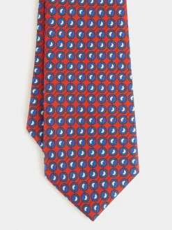 CORBATA PRINTED ROJO